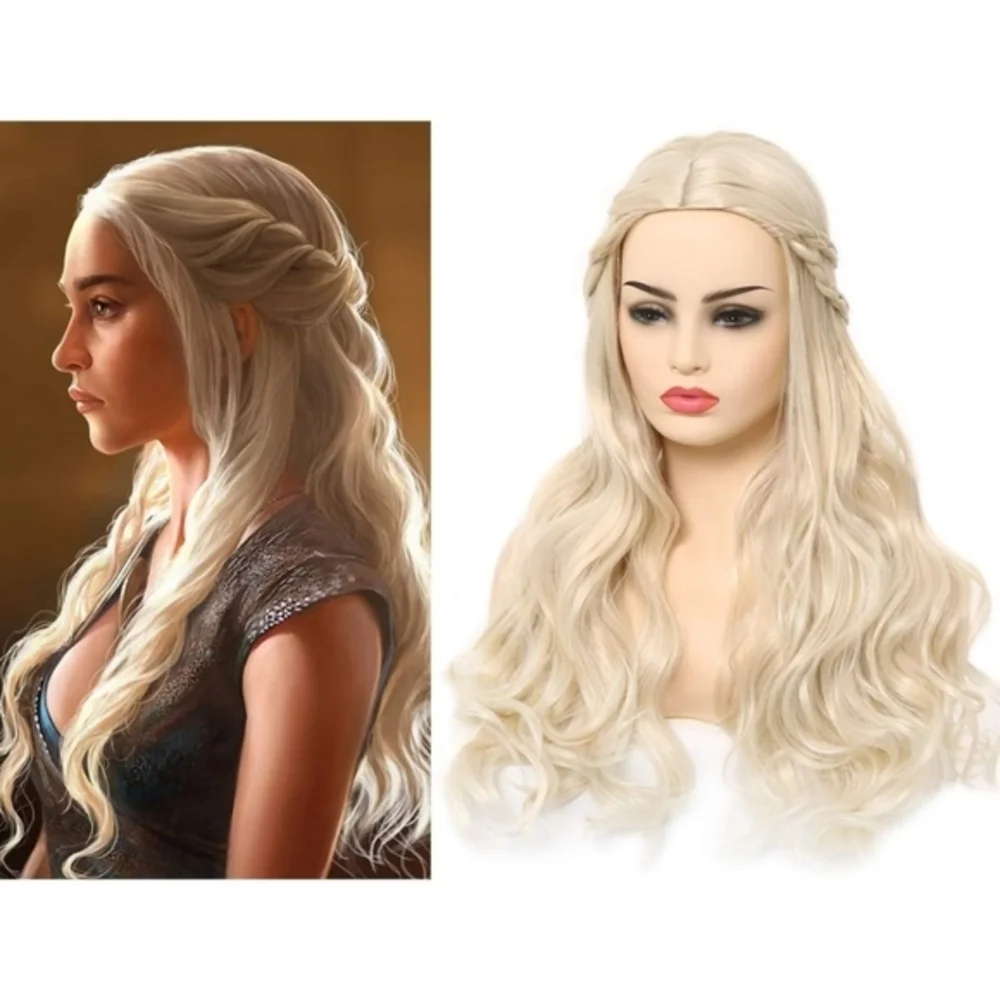 Blooming Hair Game of Throne Daenery Targaryen Wig